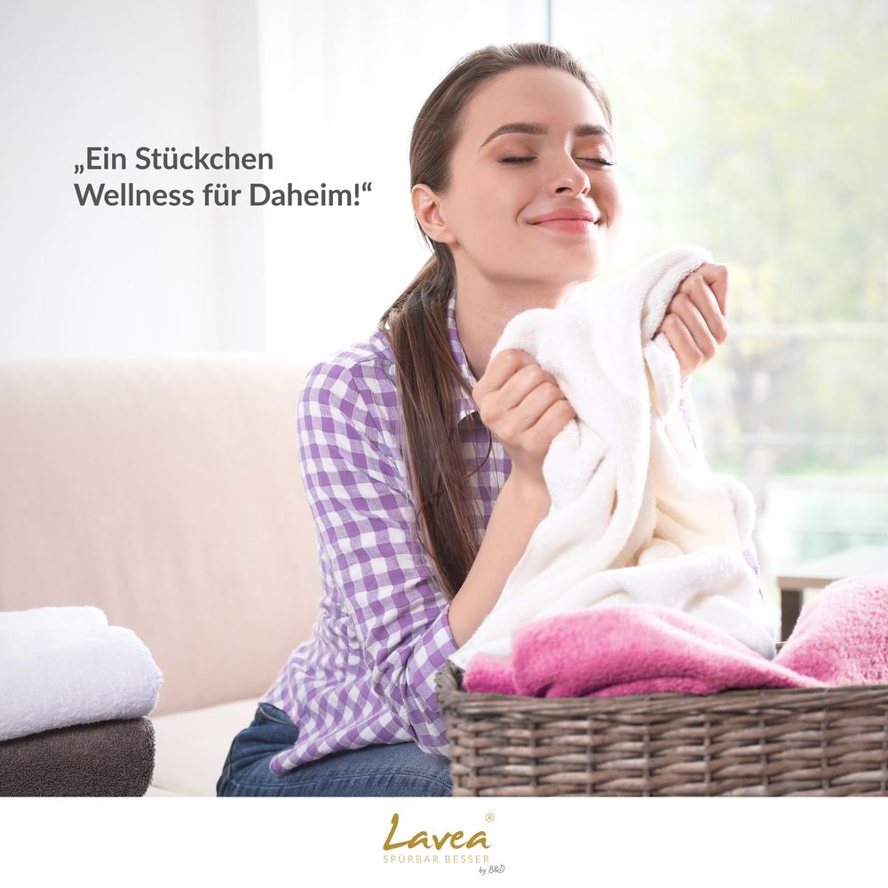 Lavea Badematte 50x80cm, Frottierserie Elena, Bordeaux | Hier: Handtuch - Spezialversand